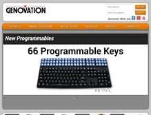 Tablet Screenshot of genovation.com